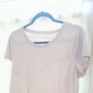 Light Pink Short Sleeve Top